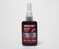 как выглядит фиксатор резьбы abro masters красный неудаляемый 50мл флакон tl050rd на фото