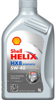 как выглядит масло моторное shell helix hx8 5w40 a3/b4 1л на фото