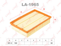 как выглядит lynxauto фильтр воздушный la1965 на фото