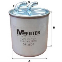 как выглядит m-filter фильтр топливный df3580 на фото