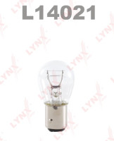как выглядит lynxauto автомобильная лампа p21\4w 12v baz15d l14021 на фото