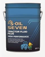 как выглядит масло трансмиссионное s-oil tractor fluid plus 20л на фото