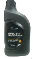 как выглядит масло моторное синтетическое hyundai/kia turbo syn gasoline 5w-30 1л на фото