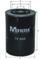 как выглядит m-filter фильтр масляный tf666 на фото