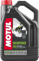 как выглядит масло моторное motul snowpower 2t 4л на фото