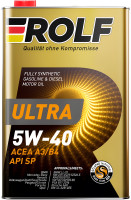 как выглядит масло моторное rolf ultra 5w-40 a3/b4 sp 1л на фото