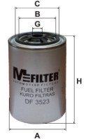как выглядит m-filter фильтр топливный df3523 на фото