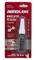 как выглядит фиксатор резьбы abro masters красный неудаляемый 10мл блистер tl010rd на фото