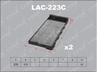 как выглядит lynx фильтр салонный lac223c на фото