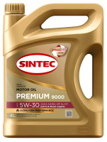 как выглядит масло моторное sintec premium 9000 5w-30 a3/b4 sl/cf 4л на фото