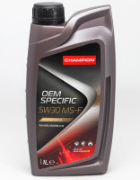 как выглядит масло моторное champion oem specific 5w30 ms-f 1л на фото
