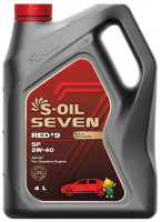 как выглядит масло моторное s-oil 7 red #9 sp 5w40 4л на фото