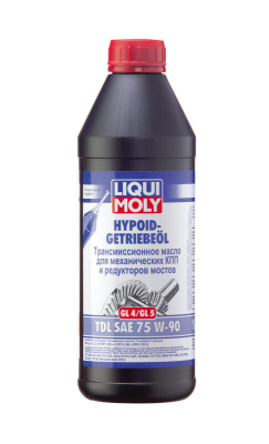 как выглядит liqui moly 75w-90 gl4/gl5 hypoid-getriebeoil 1л (полусинт.транс.масло) на фото